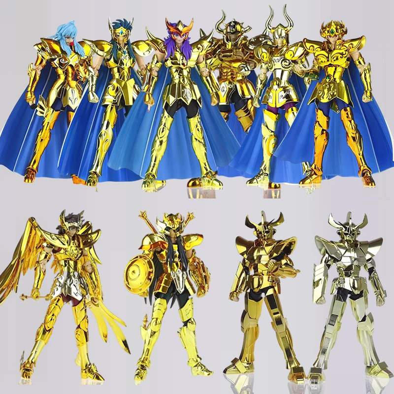 

CS Model Saint Seiya Myth Cloth EX Leo/Lion Aiolia 24K With Phoenix Ikki Head 2.0 Gold Knights of the Zodiac Action Figure