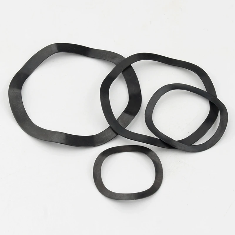 M3 M4 M5 M6 M8 M10 ~M118 Black Steel 65MN Wave Washers Spring Washer  Spring Washer Gasket