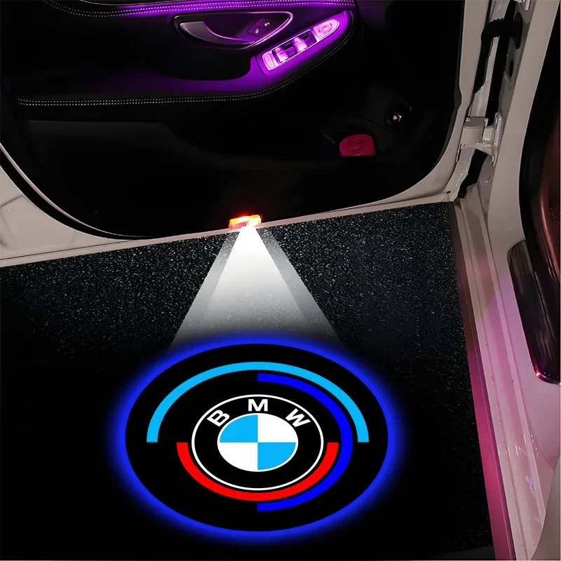 Projecteur laser de logo de porte de voiture, lumière de bienvenue, BMW M Performance, M3, M5, M6 Power, E39, E36, F20, G20, E87, E46, E90, E60,