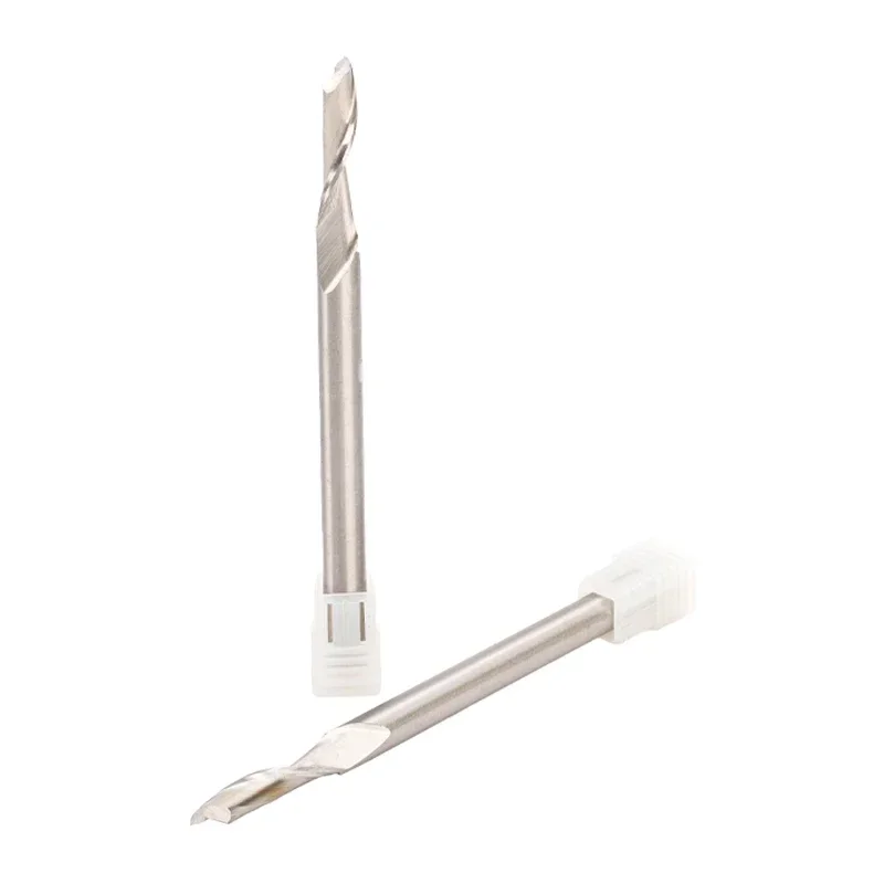 HSS Milling Cutter 8mm Shank Engraving Bit for Aluminum Window Cutting Single Flute End Mill CNC Aluminum Cutter Router Bit