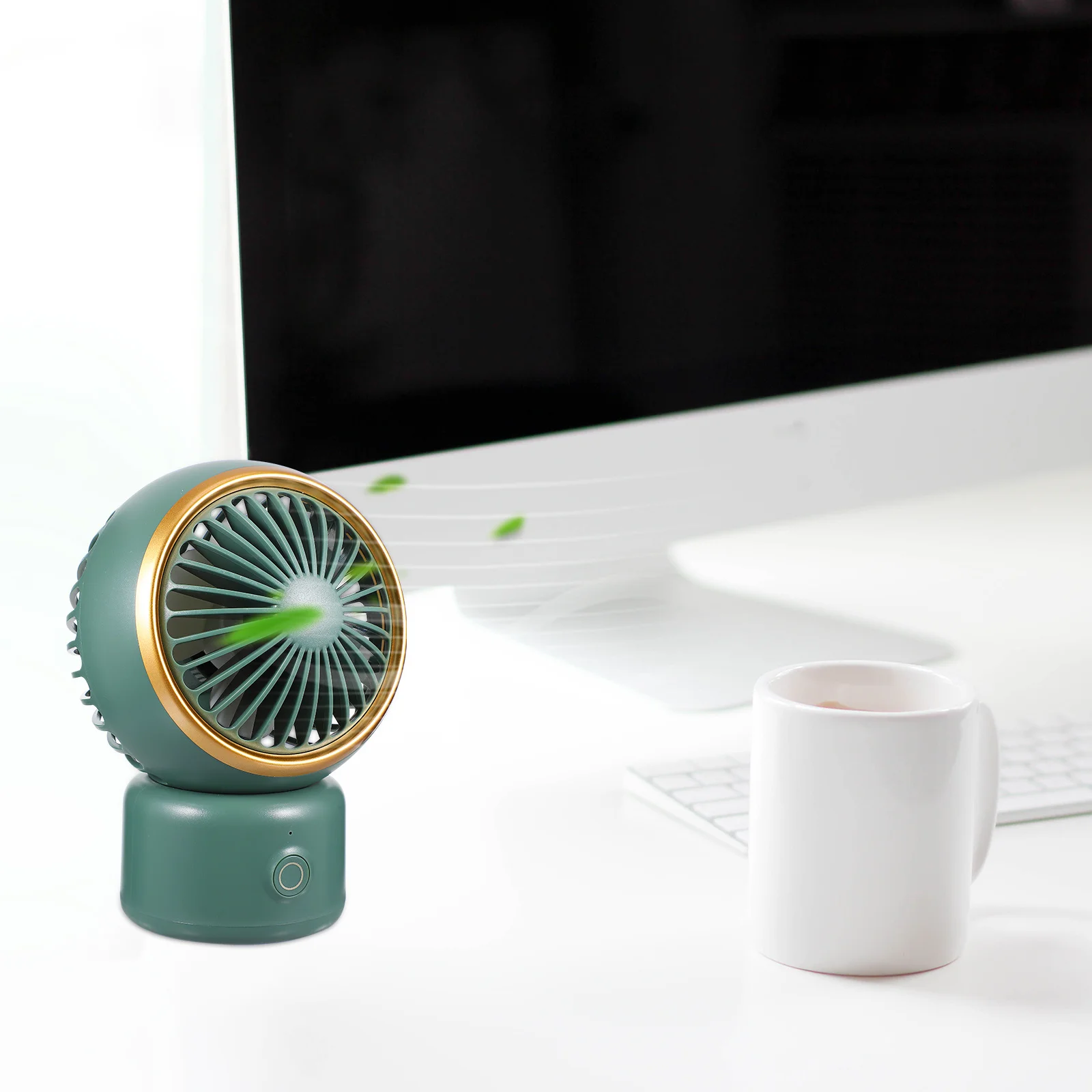 

USB портативный мини-ручной охлаждающий вентилятор, прочный ABS-материал, легкий вентилятор для летних путешествий, офиса, общежития, кемпинга