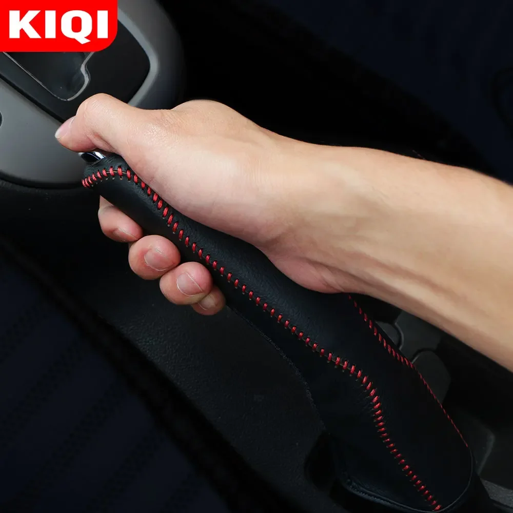 Car Styling Leather AT Gear Handball Cover and Handbrake Cover For chevrolet cruze sedan hatchback 2009 - 2015 Accessoreis