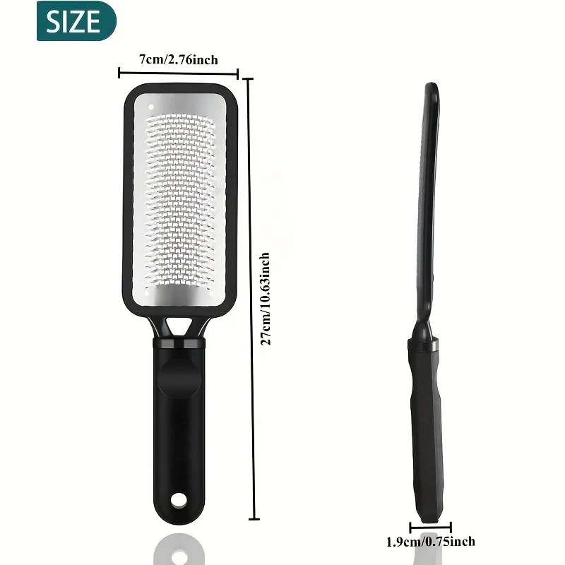 Pilnik do naprawy stóp, dwustronny skrobak do pięt, usuwający twardą martwą skórę i kalusy, narzędzie do pielęgnacji stóp do peelingu Pedicure