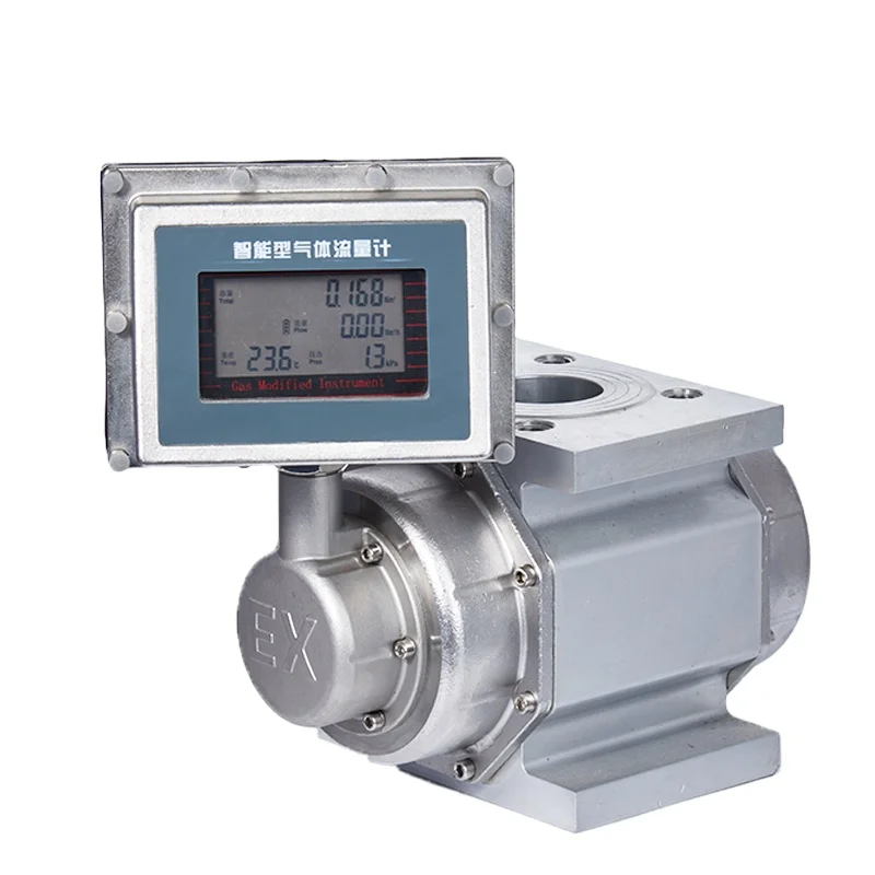 Jiant digital flow meter natural gas roots flowmeter Air Natural gas Nitrogen oxygen flowmeter