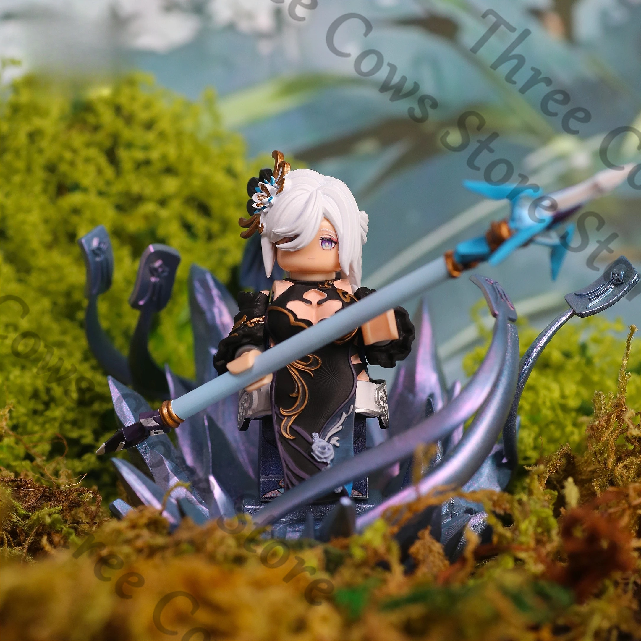 

Аниме Genshin Impact: Миниатюрная фигурка Шеньхэ для косплея, ручная работа, модель, игрушка, сборный гаражный комплект, подарок