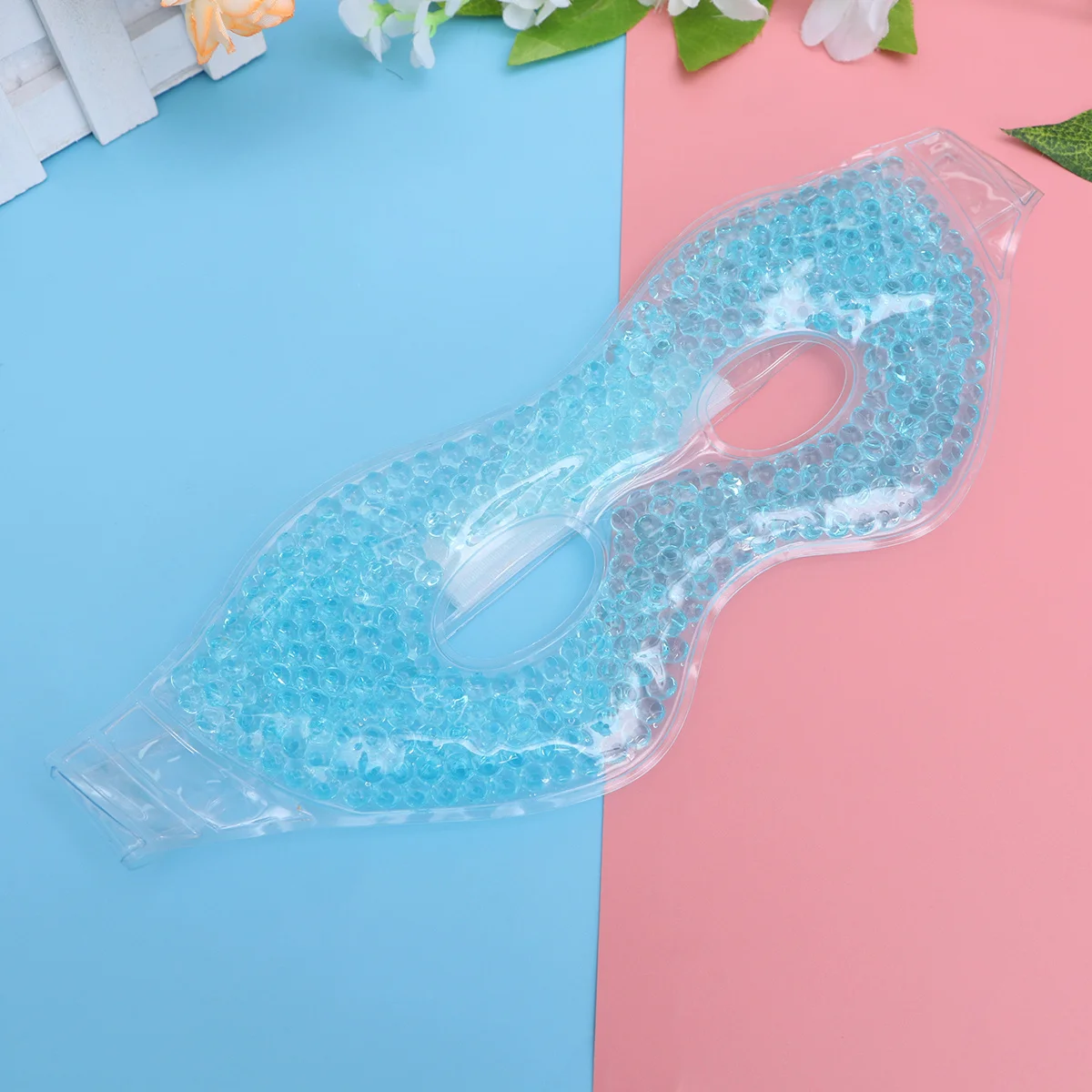 

Синий гель, холодная и горячая маска для глаз, охлаждающий компресс, терапия, снимает усталость глаз, отечность, темные круги, портативный многоразовый