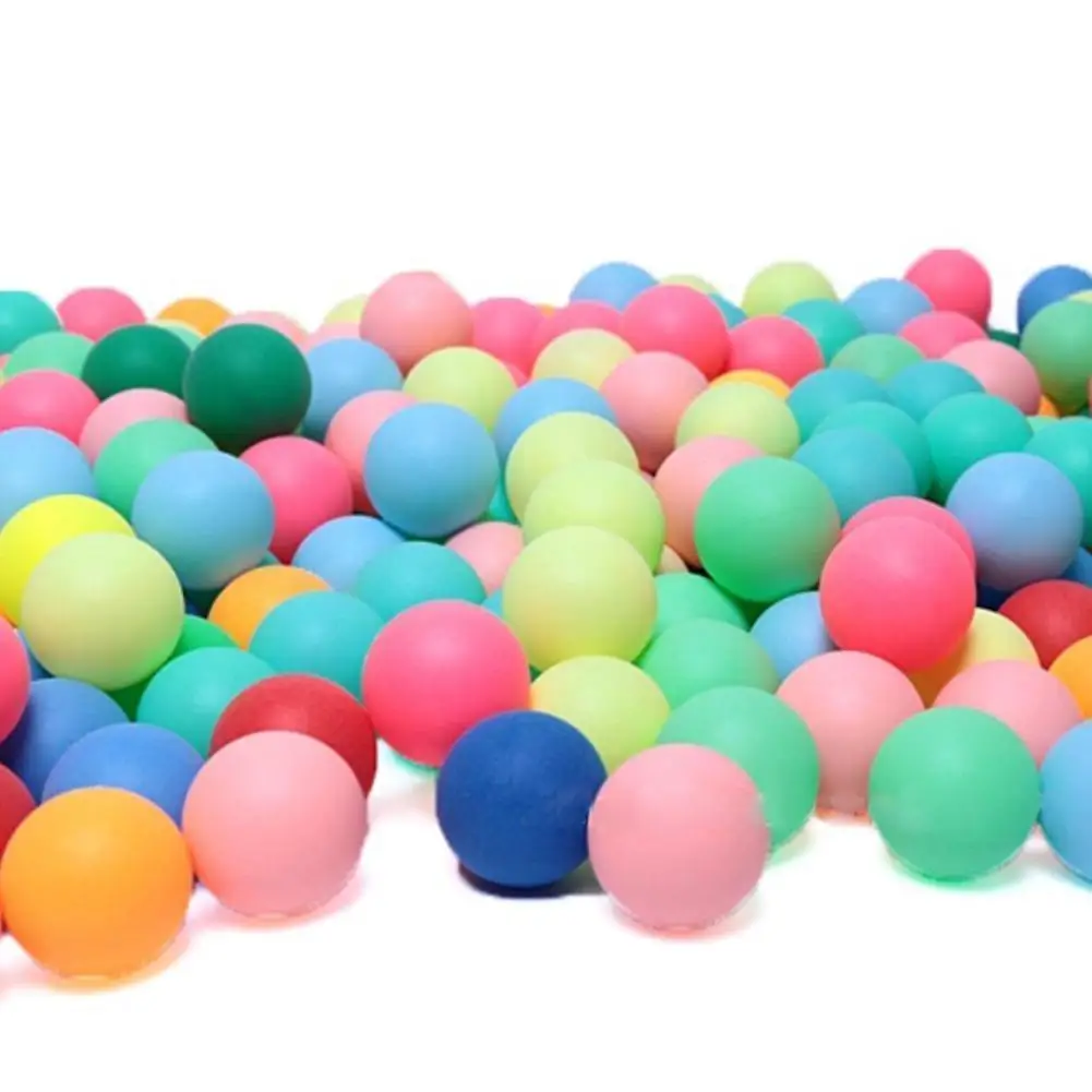 10PCS New Material Table Tennis Color Wordless Lottery Table Tennis Seamless High Hardness Ball Outdoor Sports