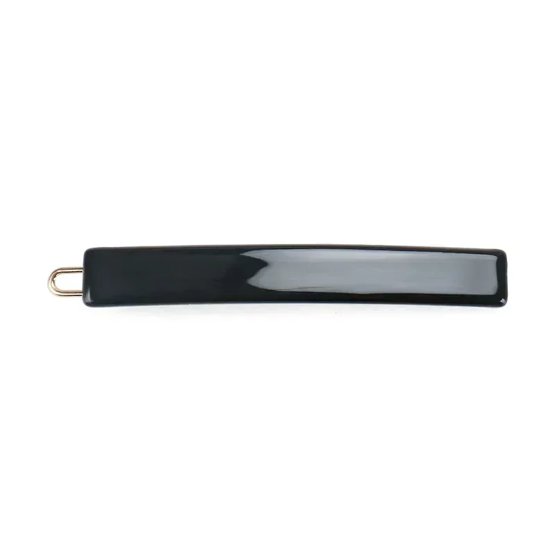 French High Quality Acetate Hairpin Classic Premium Black Edge Clip Bangs Clip Korean Style hair pin  pinza pelo