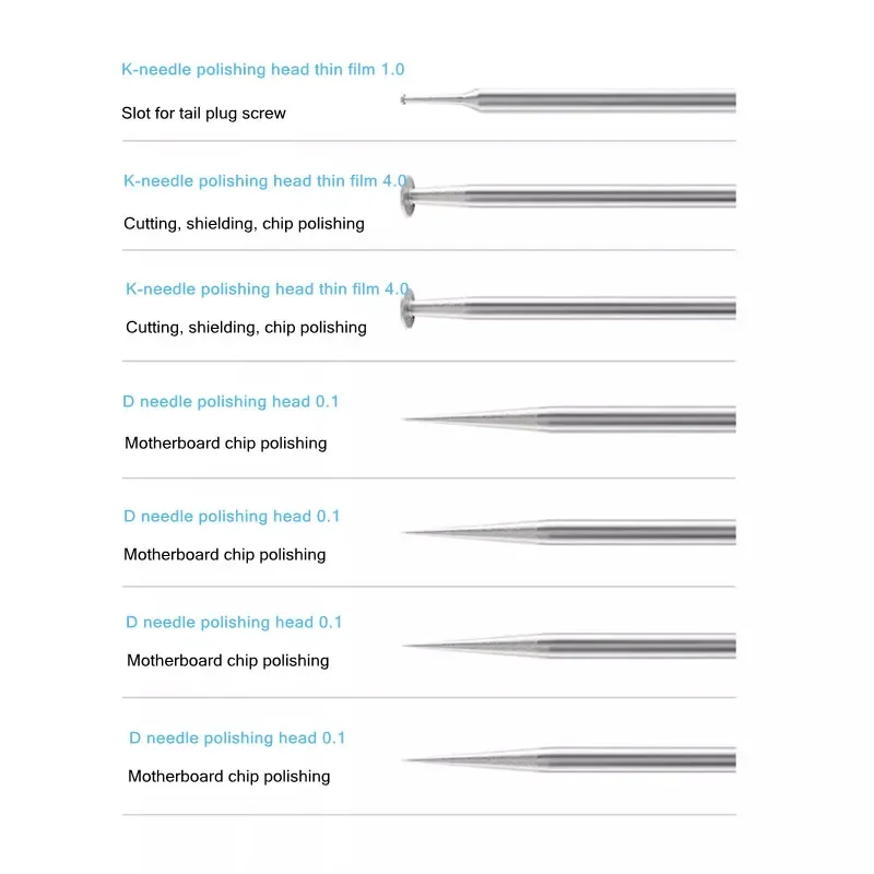 YCS 2nd MAX Elektrische Polijstpen voor Mobiele Telefoon Onderhoud Vijf Versnelling Moederbord Chip CPU Slijpen Carving Demontage Tool