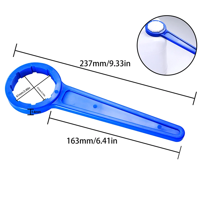 Chemical Drum Cap Spanner Opener Suits 20L-30LCubes Plastic Bucket Cap Spanner Spas Pool Reokacement Equipment Repair Parts