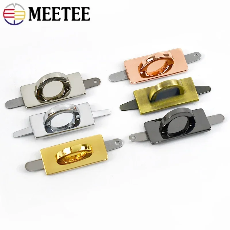 

4/10/20Pcs Meetee 10mm Arch Bridge Metal Buckles Bag Strap Side Clip Hook Handbag Chain Handle D Ring Hang Buckle Accessories