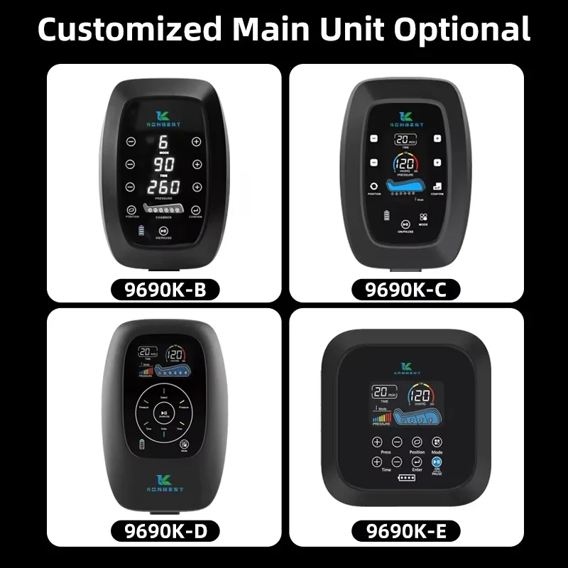 Pressotherapy Wraps Ankles Muscle Therapy System Air Pressure Compression Legs Massager Sports Recovery Boots