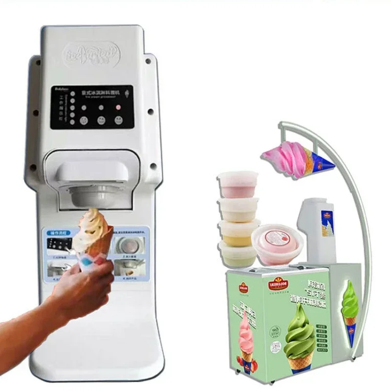 Mini Small Portable Ice Cream Business Machine