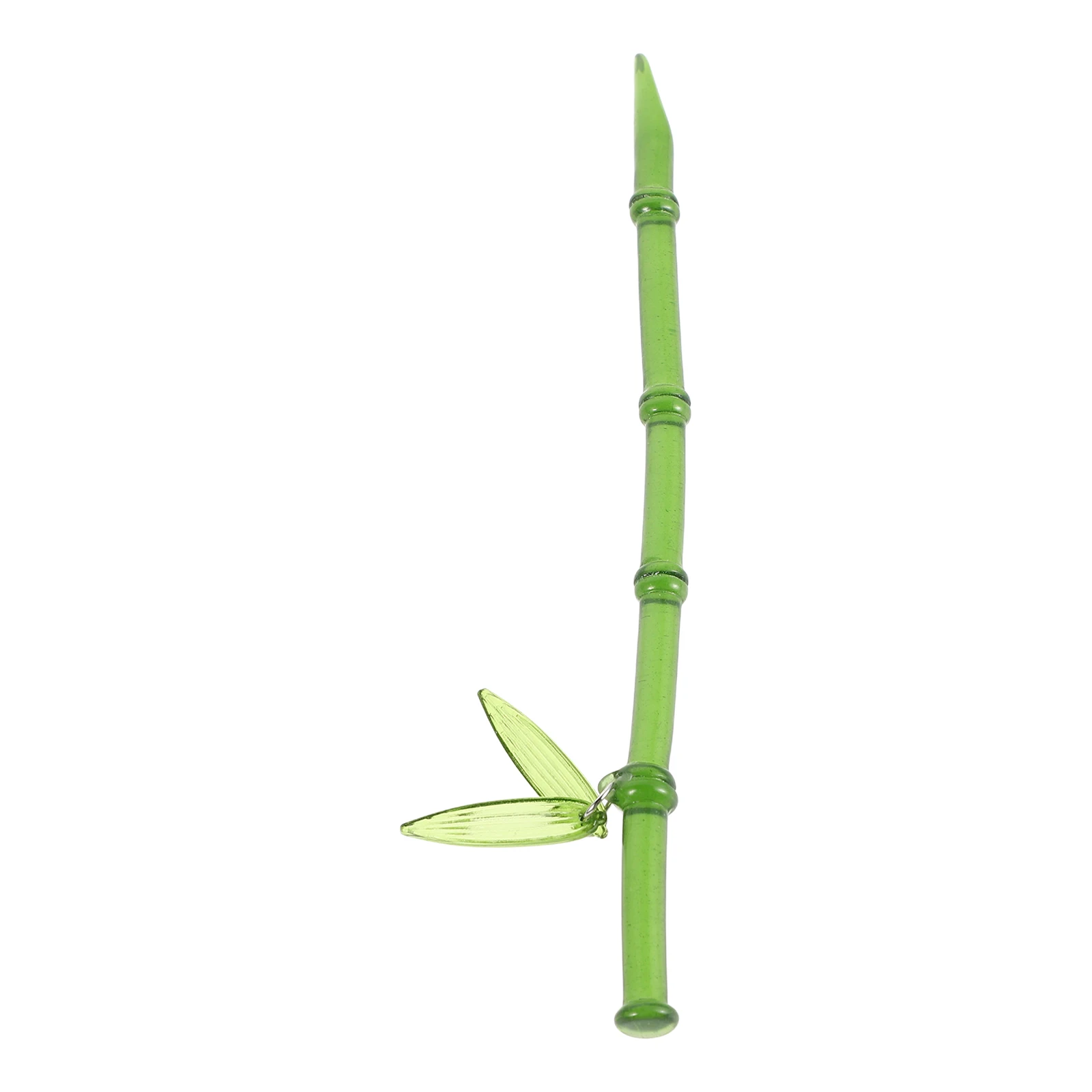 

Bamboo Shape Hair Chopsticks Green Plastic Stick Pin Accessory Chinese Vintage Hair Bun Accessories for Women Girls Retro