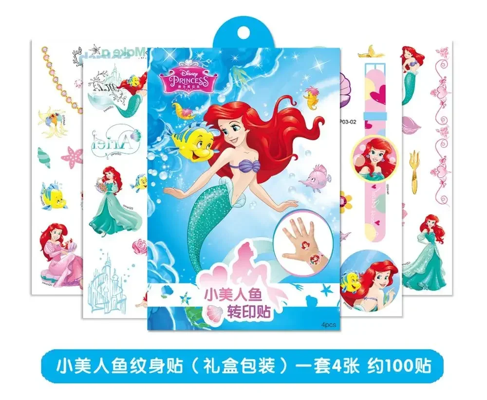 Disney cars boys Child Temporary Tattoo Body Art Flash Tattoo Stickers Toy Story frozen Waterproof Styling Sticker gift box