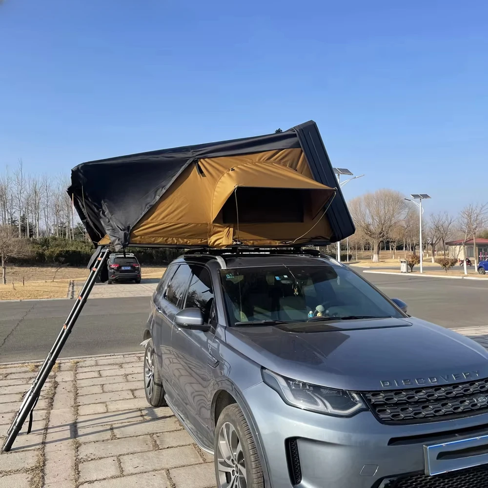 Pop SUV Universal Camping Car  Roof Top Tent Hard Shell Aluminum Rooftop Tent for 3-4 Person With Quality Assurancecustom