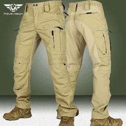 P40 Tactical Pants Men Military Waterproof Multi-pocket SWAT Combat Trouser Outdoor Ripstop Wear-resistant Army Straight Joggers