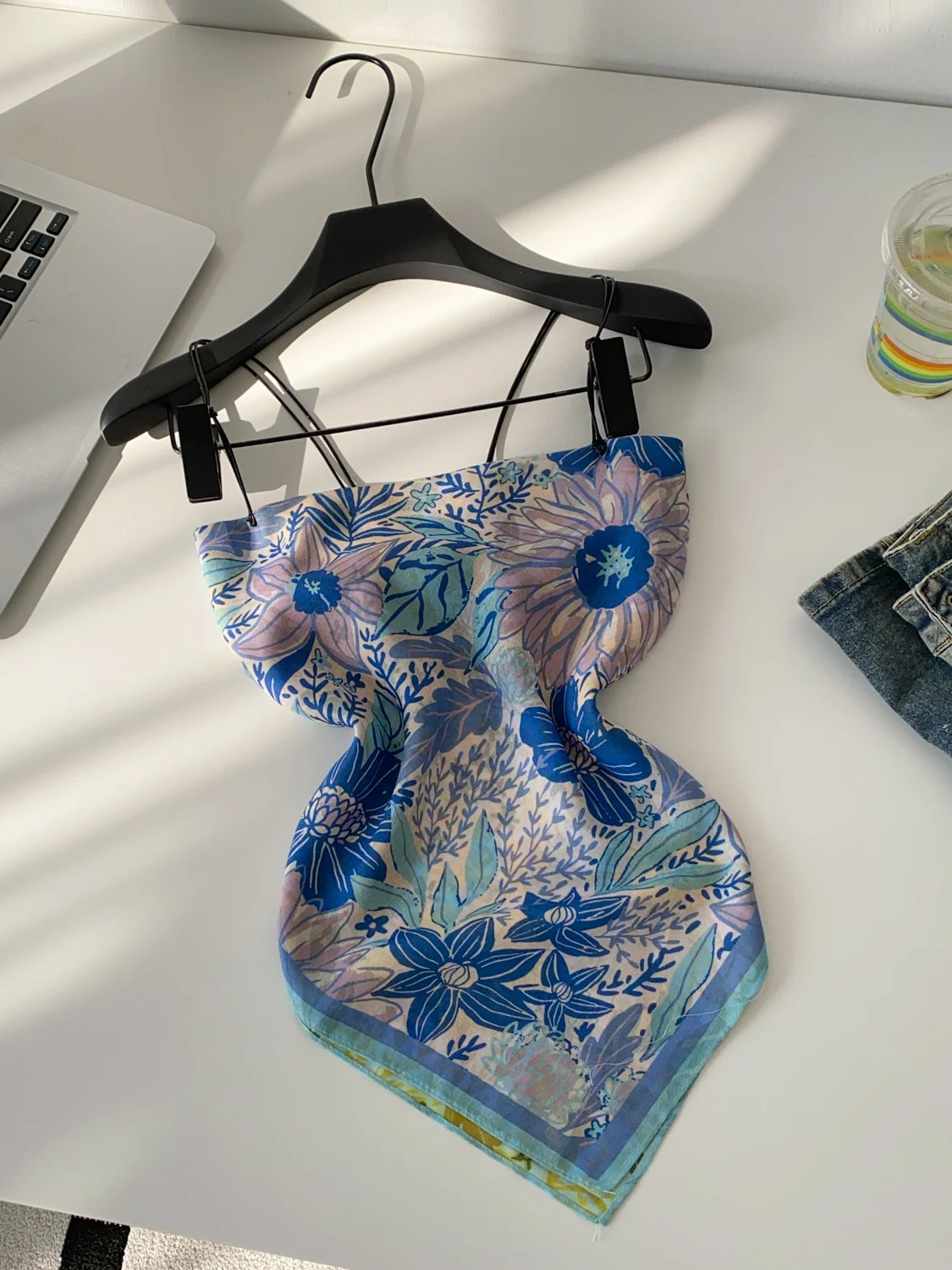 التايلاندية Sle حار فتاة سترة المرأة Faion تصميم غير النظامية طباعة سليم صالح ألياف البوليستر ملابس خارجية الصيف العصرية #1