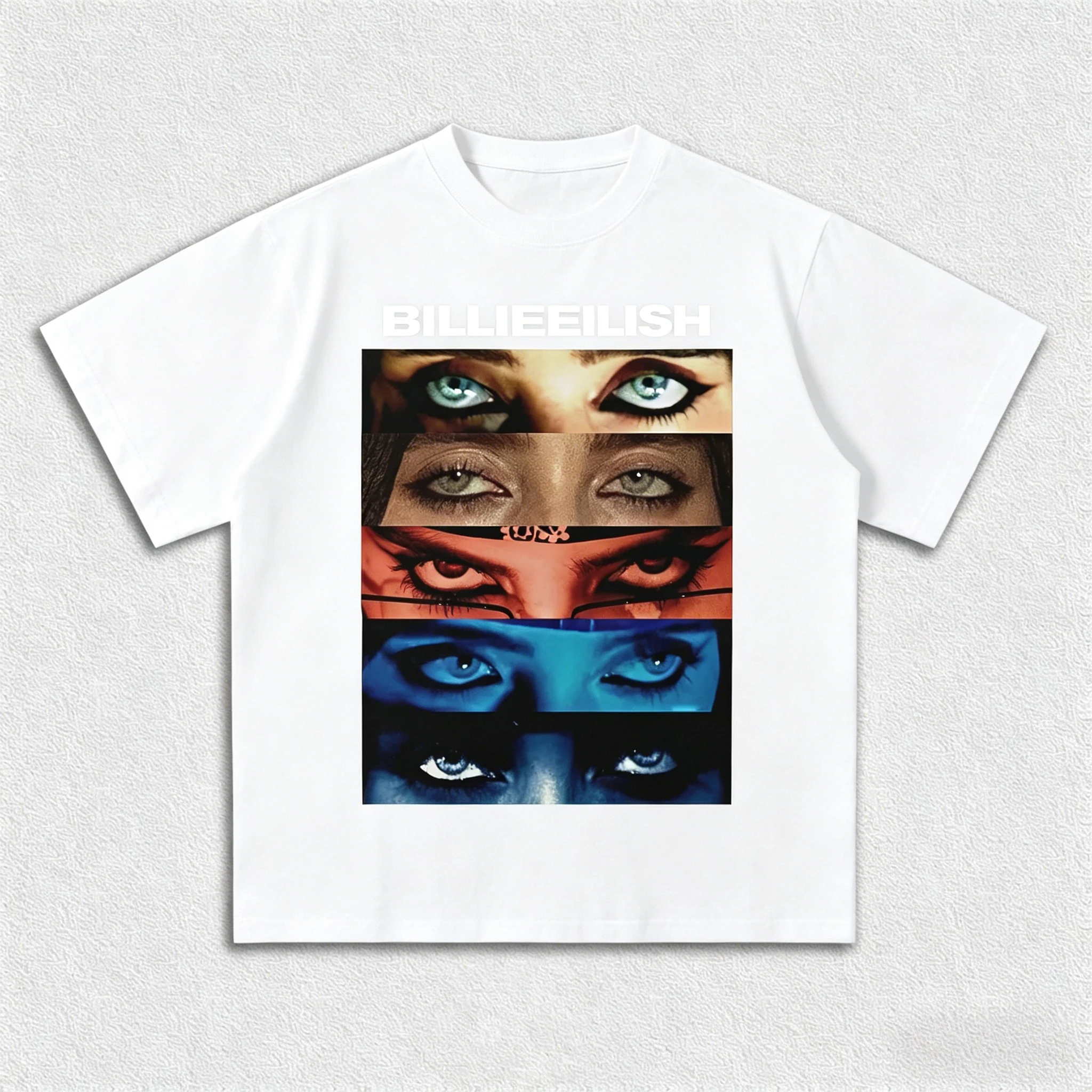 Billie Eilish Y2k Graphics 100%cotton Unisex Shirt 2026 New O-neck Short Sleeve Men's Women's Fashion Hip-hop T-shirt Fan Gifts