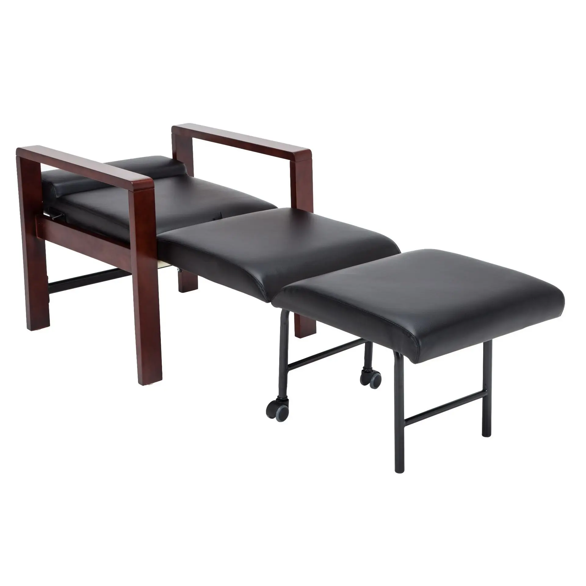 

Foldable rest sleeping flat chair, office dual-purpose single nap chair, escort sofa bed recliner