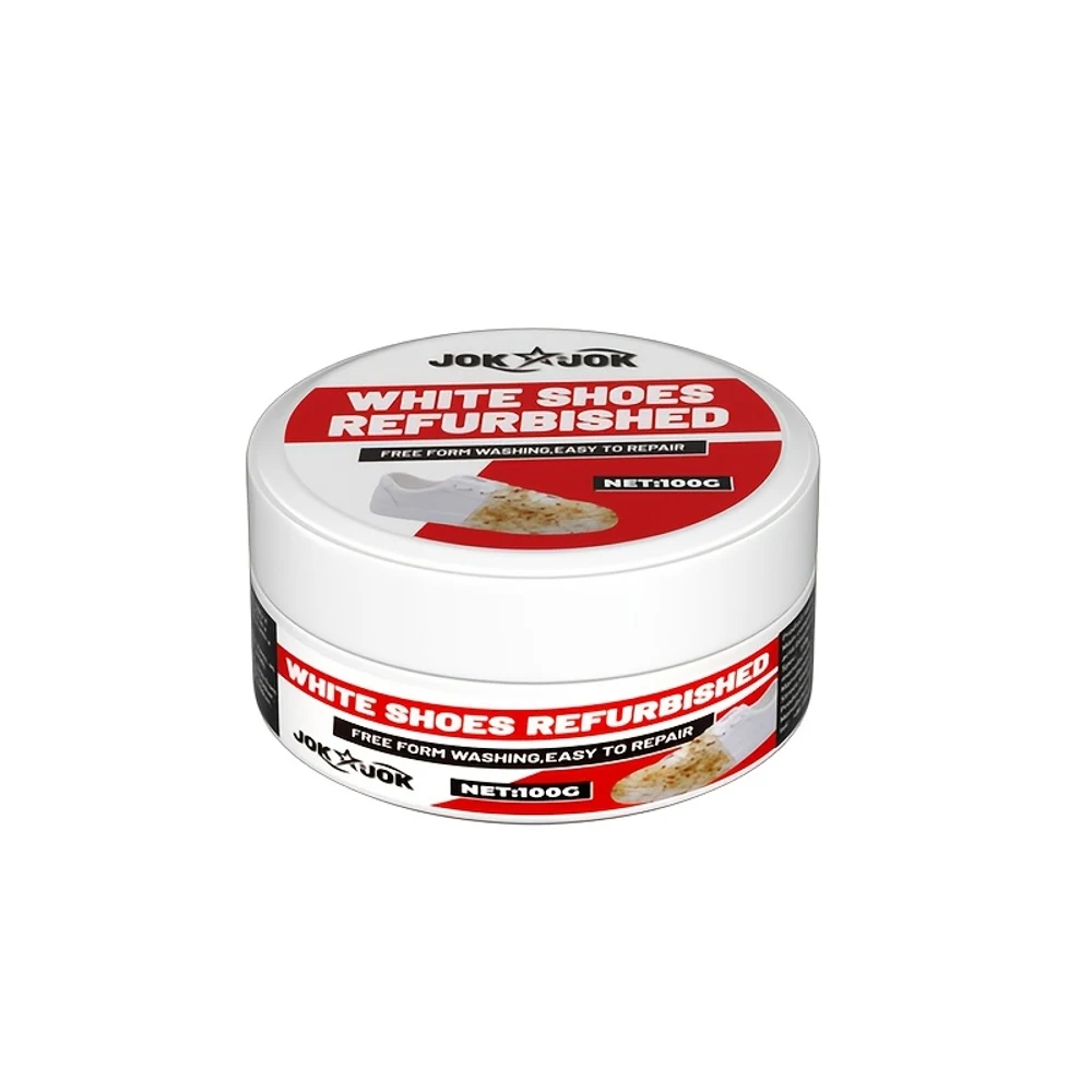 Esmalte simples e eficaz para sapatos, adequado para superfícies lisas – Creme de renovação e cuidado com esponja para clarear, remover pré-amarelamento