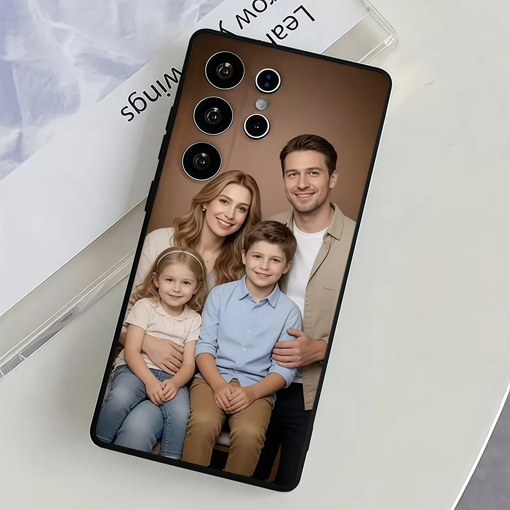 DIY Photo Customized Case For Samsung Galaxy S26 S25 S24 S23 S22 S21 S20 UItra Plus FE Phone Case A55 A54 A53 A52 A35 Soft Cover
