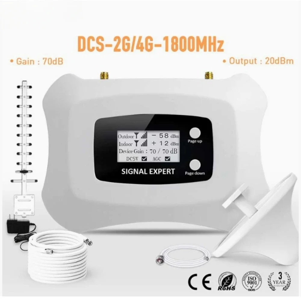 

Hot SalesForeign Trade Popular DCS 1800MHz Mobile Signal Amplifier Enhancer