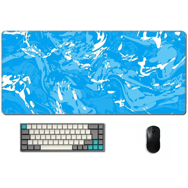 

90x40 Large Mousepad Anime Liquid Splash Mause Pad Office Accessories Gamer Keyboard Mat Big Mouse Pad 900x400 Game Table Kawaii