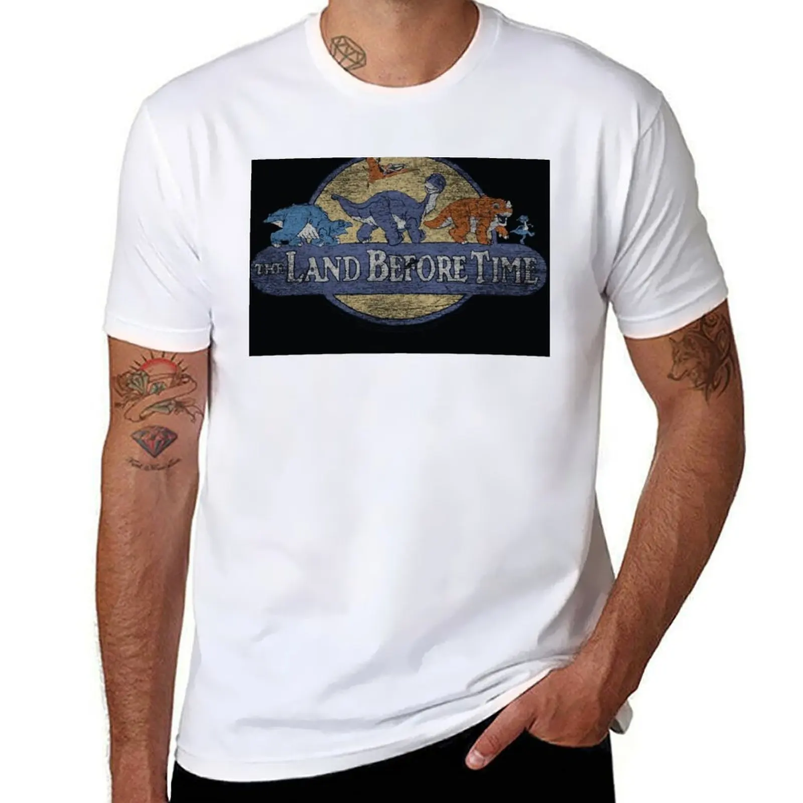 

The Land Before Time Retro T-Shirt anime t shirts oversize man t shirt cotton high quality T-Shirt