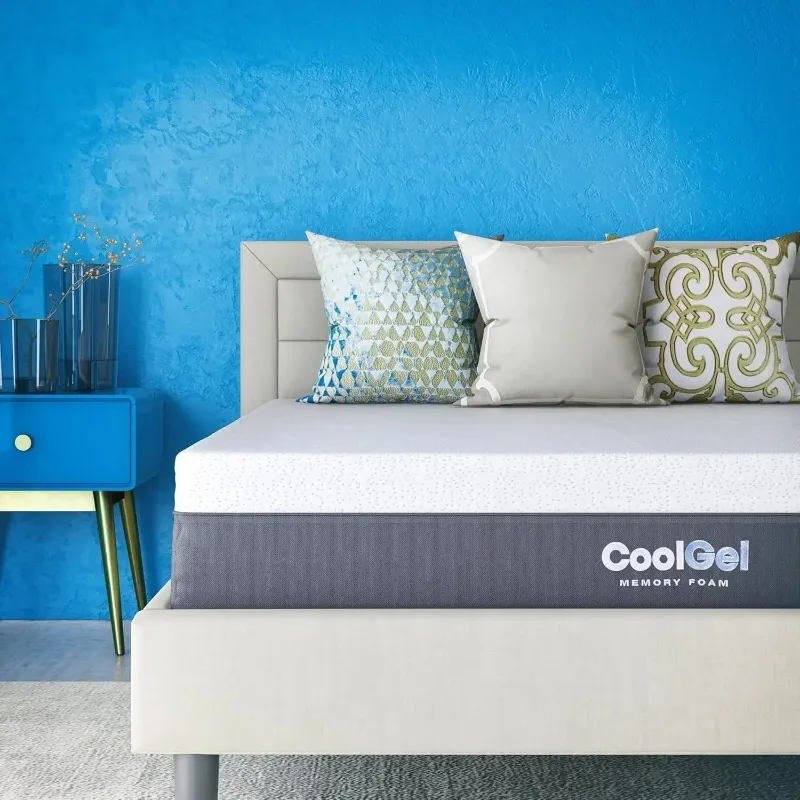 Cool Gel Ventilated Memory Foam 12-Inch Mattress, CertiPUR-US Certified, Mattress in a Box