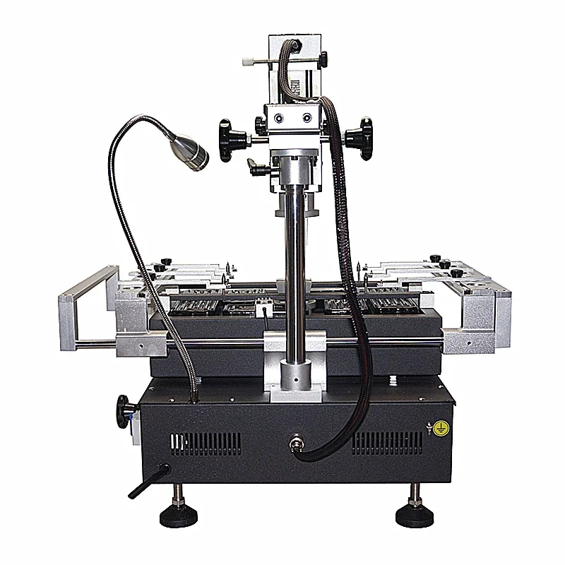 Imagem -05 - Estação de Retrabalho Bga de ar Quente Ht-r490 4000w Zonas Máquina de Estação de Solda 220v 110v para Ferramentas de Reparo de Soldagem Móvel de Chip