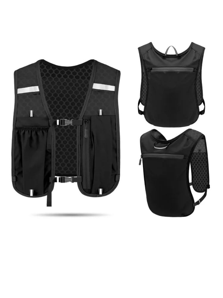 AliExpress NONE Factory sales Running Hydration Vest Backpack for Hiking Cycling Marathon Lightweight Water Chest Pack With Phone Storage Pocket
