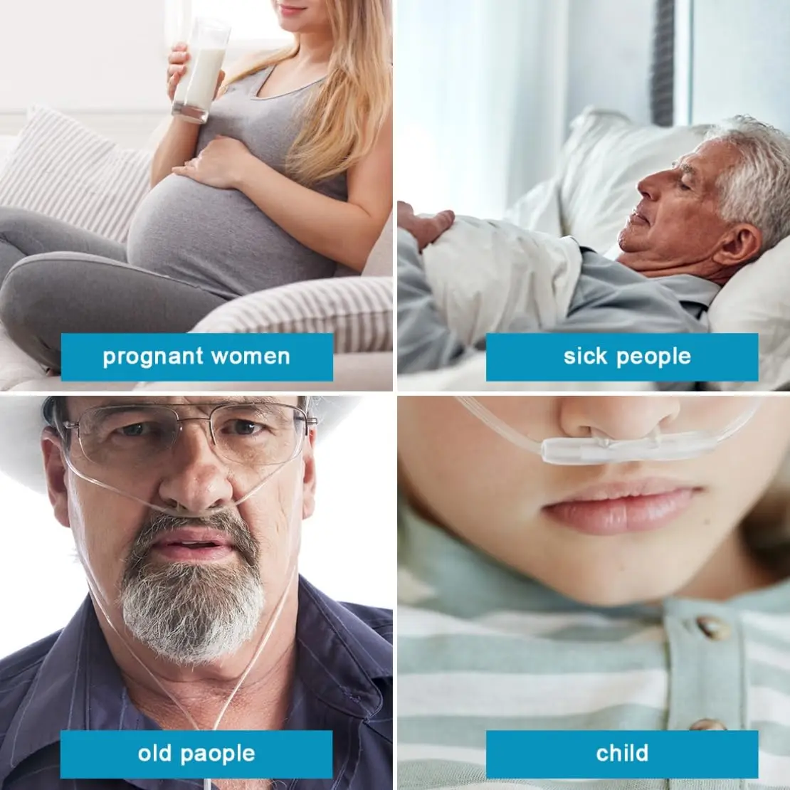 6 Stück Weiche Erwachsenen-Sauerstoff-Nasenkanülen Standard-Nasenschlauch für Langzeit-Sauerstofftherapie-Patienten 2M/5M/8M (2 in einer Packung) – Detail 4