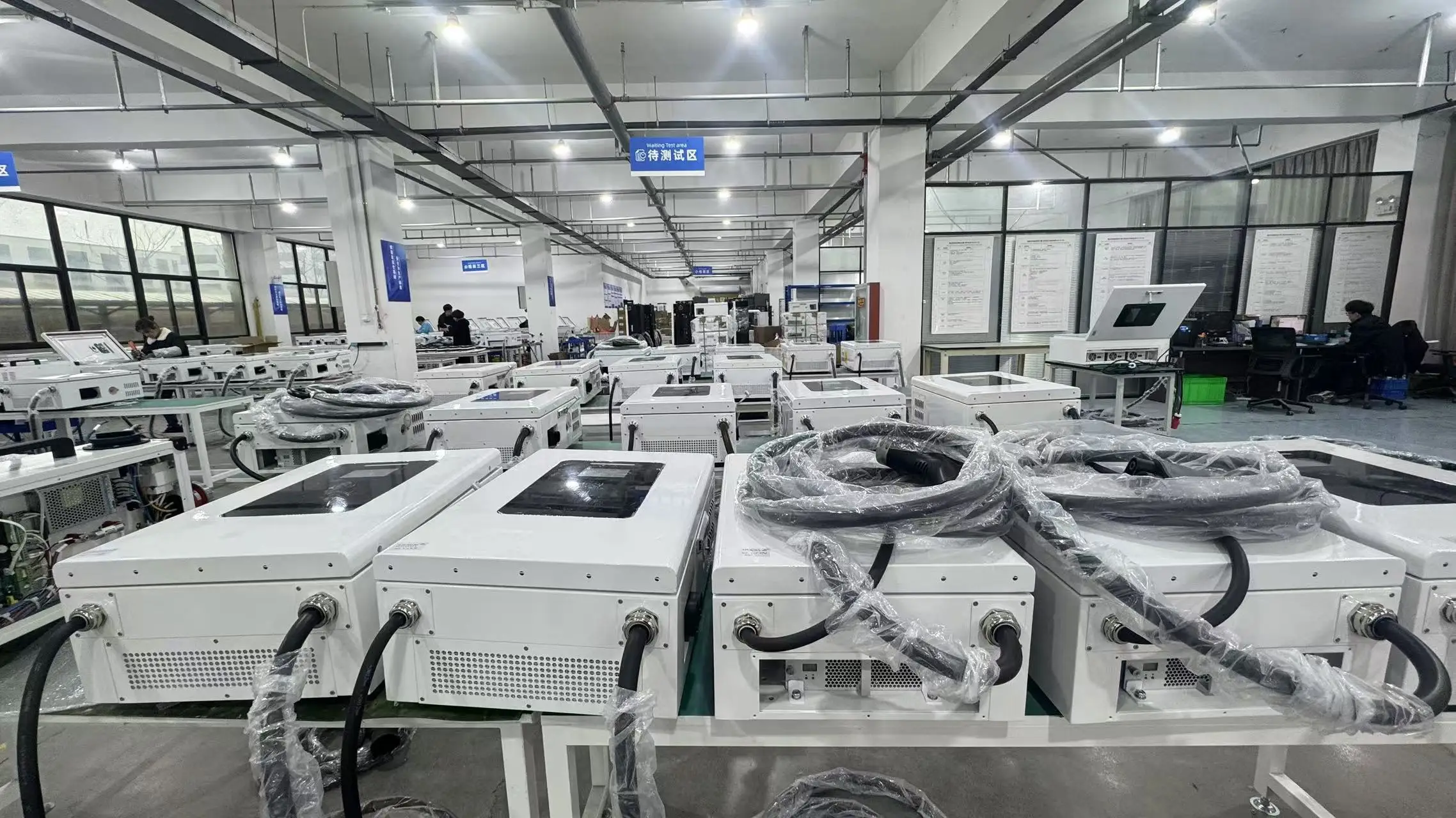 2026 DC Double Gun Charger Station 40KW/60KW/80KW CCS2 GBT Floor-Mounted EV Charging Station Fast Charging Post With Ocpp