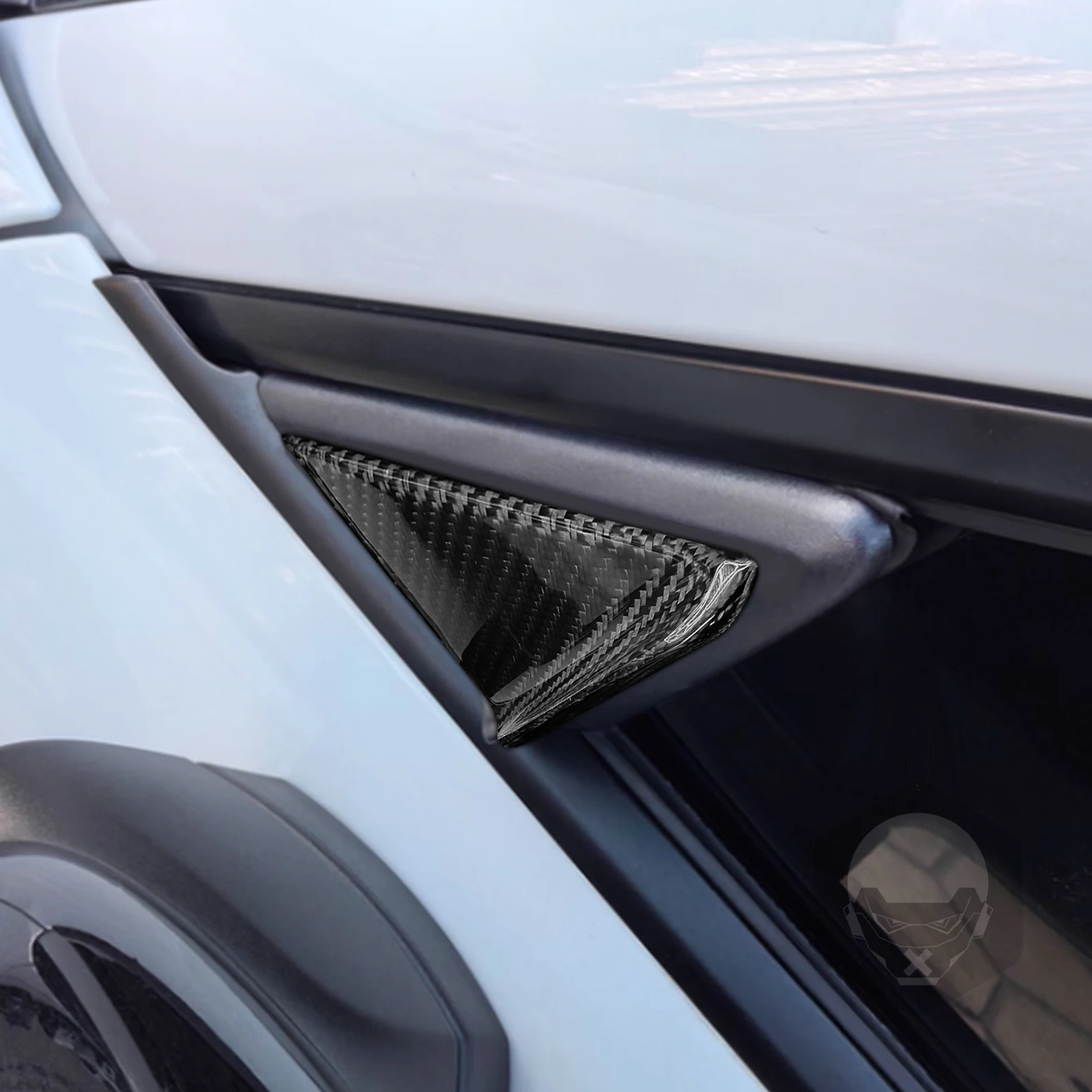 For Porsche 911 992 2020-2025 Real Dry Carbon Fiber Door A-pillar Noise-reducing Spoiler Panel Car Accessories Decorative view 4