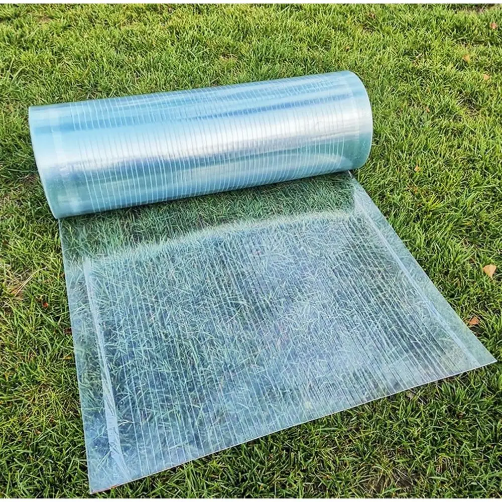 

UV-Protected Clear Fiberglass Plate for Sunrooms, Greenhouses, and Outdoor Spaces (0.8mm, 7m x 20m)