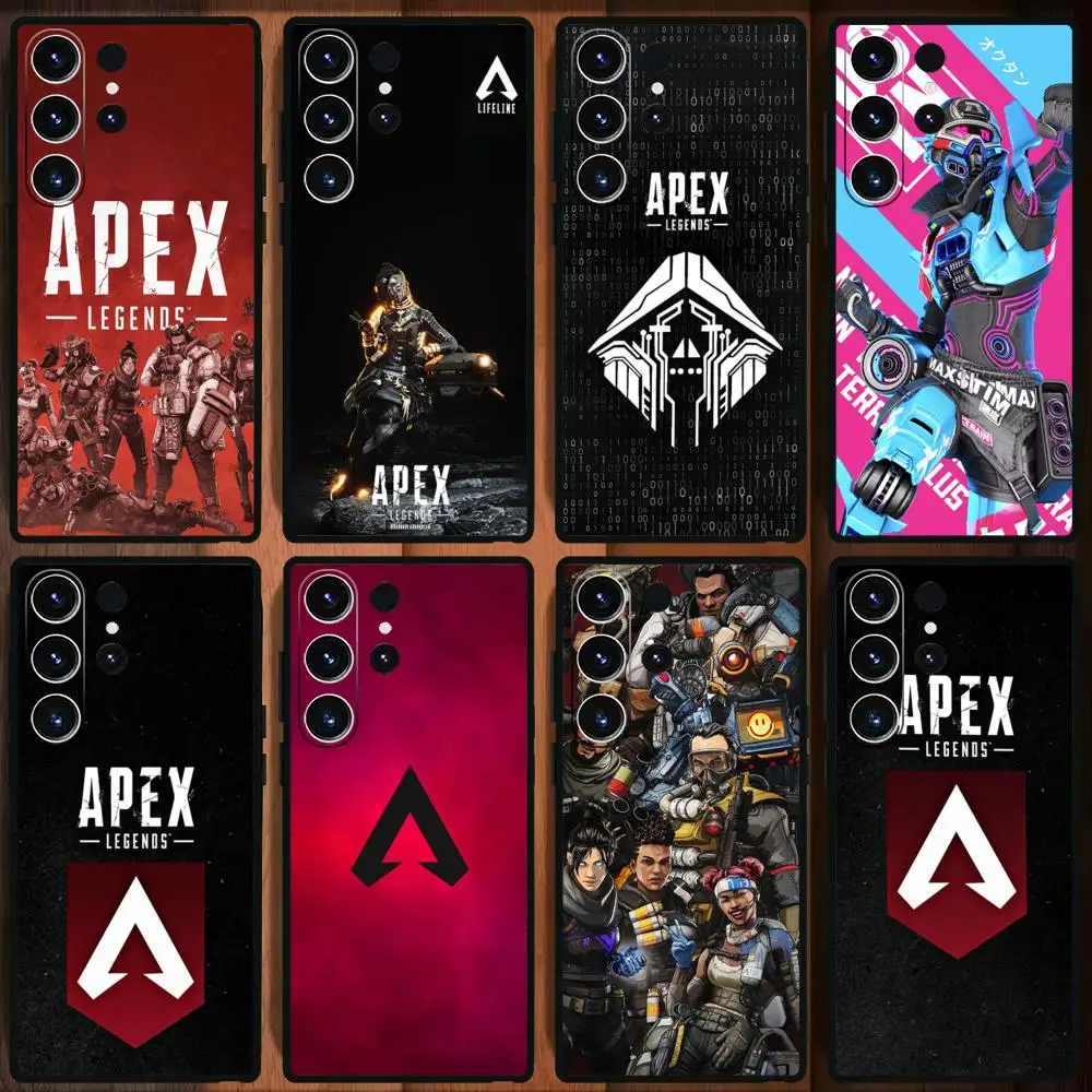 Чехол для телефона Cool Apex Popular Game для Samsung Galaxy S25 S24 S23 S22 S21 S20 Plus Ultra Note20, мягкий черный