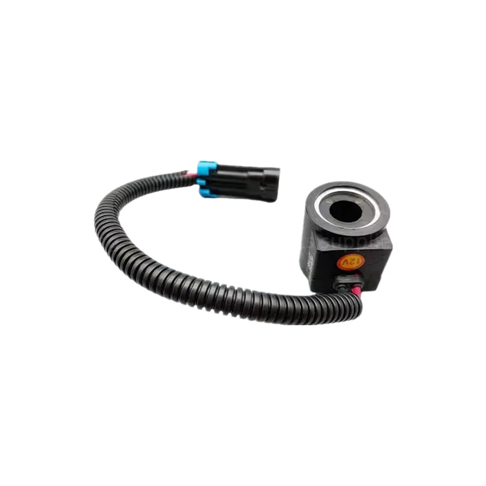 For SWE50 60 70 80 90 With Pilot Solenoid Valve Coil Walking Fast And Slow Gear Coil Excavator Parts