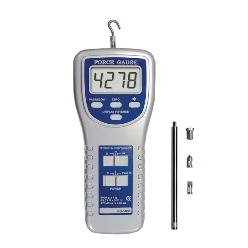 FG-5005 Hand-Held Portable 5KG High-Precision Digital Display Push-Pull Tester