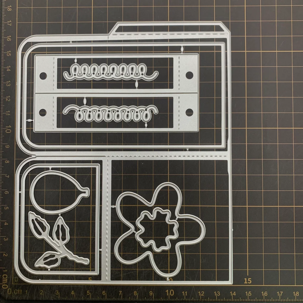9 kinds Cookies Box Flowers Metal Cutting Dies Stencils For DIY Scrapbooking Decorative Embossing Handcraft Die CutsTemplate