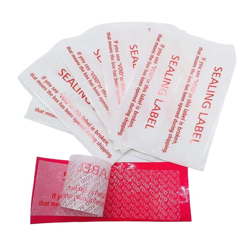 50 stks Garantie Bescherming Sticker (150*50 MM) Veiligheidszegel Sabotage Proof Garantie Leegte Label Stickers