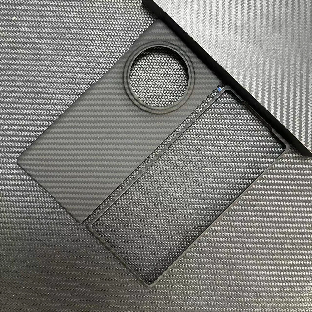 Real Carbon Fiber for Vivo X Fold3 Pro Ultra-thin Aramid Fiber Material Protective Cover for Vivo X Fold 3 Pro/ XFold3Pro Case