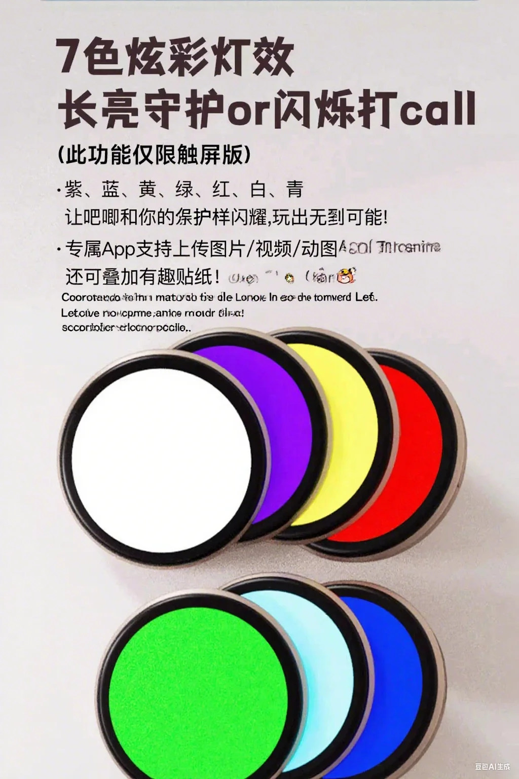 شارة رقمية ذكية بتقنية Bluetooth Anime - إطار صورة بالحبر الإلكتروني بشاشة تعمل باللمس مع تشغيل فيديو، 7 ألوان LED، التحكم في التطبيقات، بطارية 18 ساعة #2