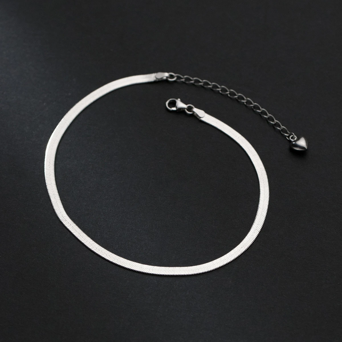 Modian Foot Jewelry Anklet Simple Snake Exquisite Bracelet For Women Real 925 Sterling Silver Anklets For Women Party Gifts