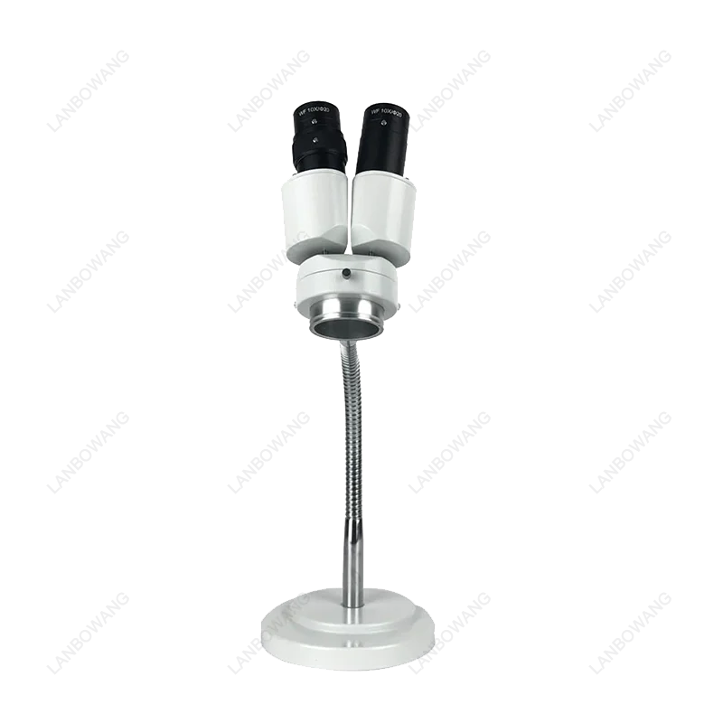 RX‑6D 8X Binocular Stereo Microscope With LED Light Adjustable Hose For Soldering PCB Electronic Repair Tool