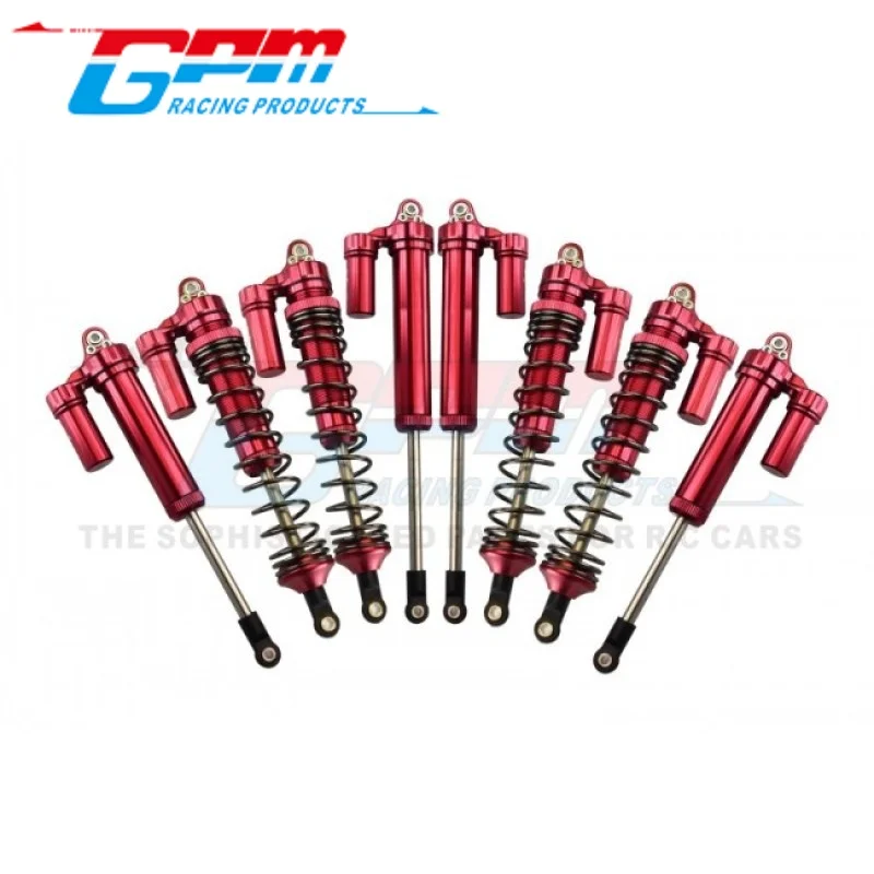 GPM UDR35960FR/L ALUMINUM FRONT+REAR L-SHAPE PIGGY BACK DAMPER FOR TRAXXAS 1/7 UNLIMITED DESERT RACER RC Upgrade