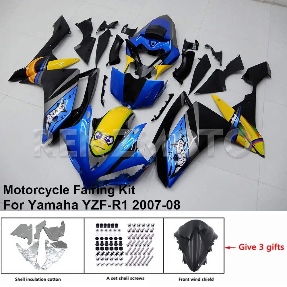 

For YAMAHA YZFR1 R1 2007-2008 Fairing R/Z Y7RB01 Motorcycle YZF-R1 Set Body Kit decoration Plastic Guard Plate Accessories Shell