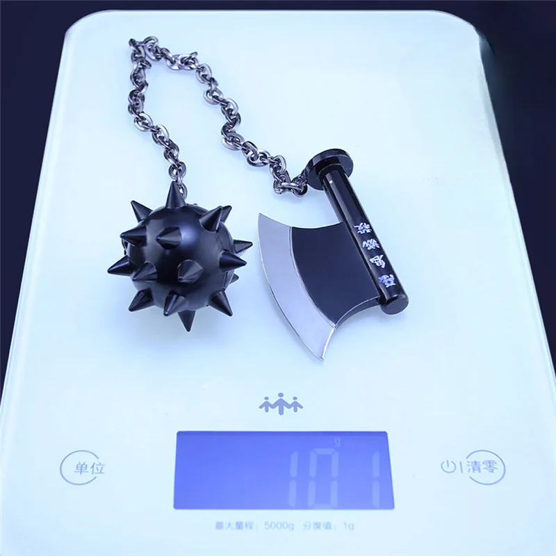 Espada demon slayer a pedra hashira gyomei himejima nichirin lâmina arma anime periférico chaveiro coleção display de mesa