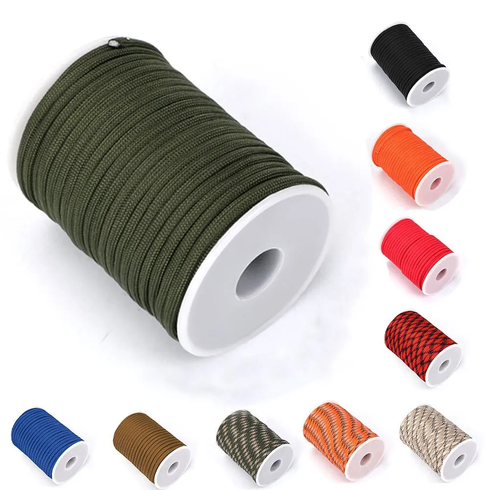 31M 7-Core Tent Rope, Outdoor Camping Tent Reflective Rope Sky Curtain Ground Nail Windproof Rope,Camping Tents and Accessories