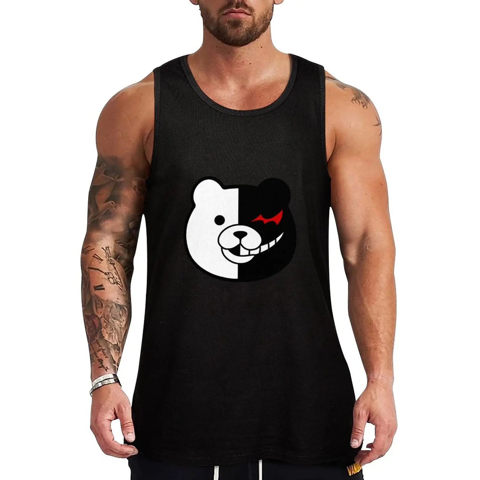 Danganronpa Monokuma [UPDATED] Tank Top Sleeveless Gym Tank Top Fitness Training Quick Dry